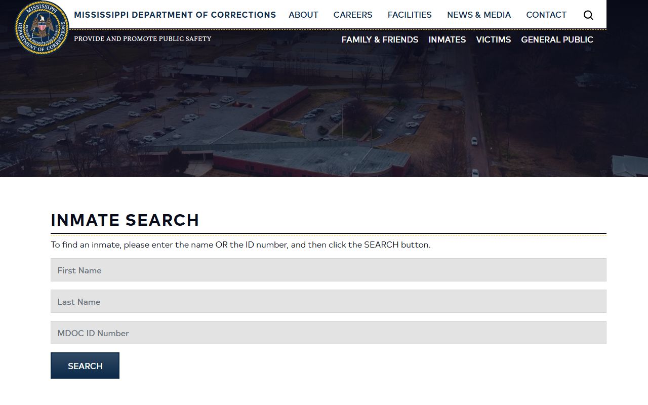 Mississippi MDOC inmate search for Tunica County sentenced inmates
